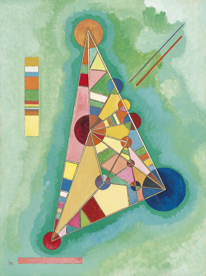  瓦西里·康丁斯基 wassily kandinsky ——彩色三角形